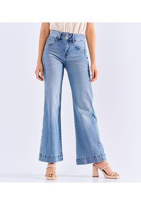 Jean Para Mujer Bota Bell Con Proceso  Derek