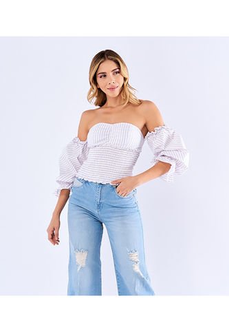 Blusa Tipo Corset Mujer Derek Derek