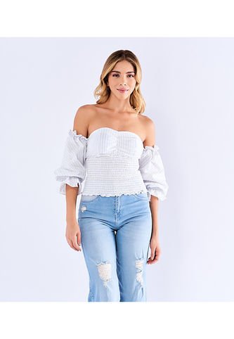 Blusa Tipo Corset Mujer Derek Derek