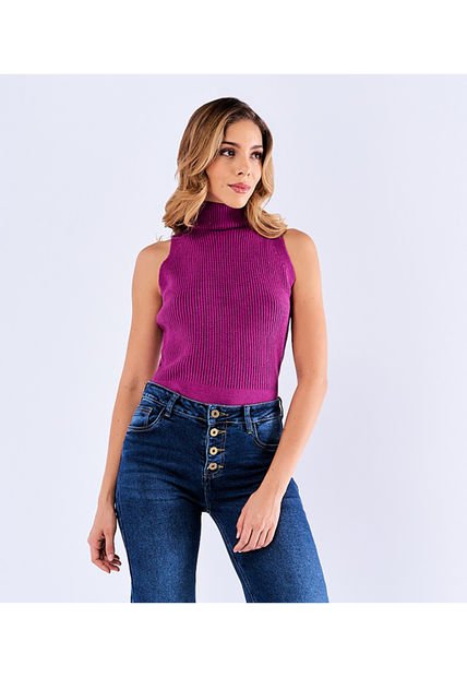 Blusa Cuello Alto Mujer Derek