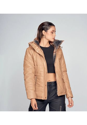 Chaqueta En Polipiel Para Mujer Derek Derek