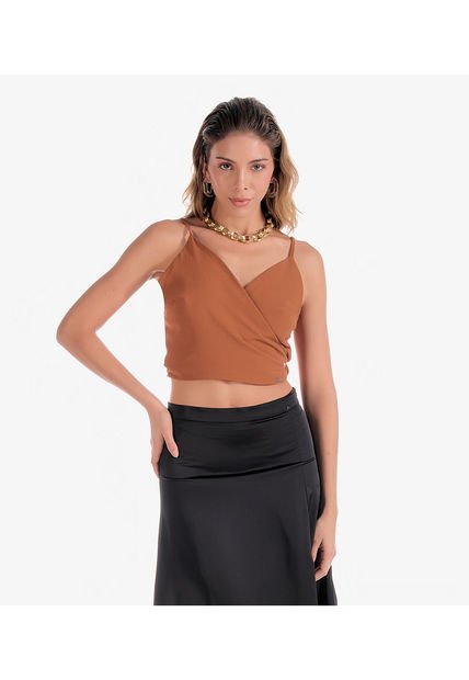 Blusa Para Mujer Con Escote Cruzado  Derek