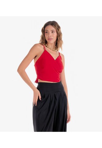 Blusa Para Mujer Con Escote Cruzado  Derek Derek