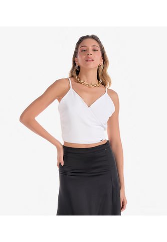 Blusa Para Mujer Con Escote Cruzado  Derek Derek