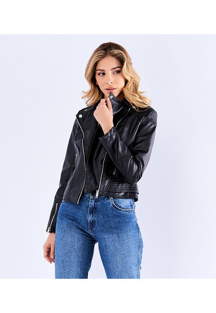 Chaqueta Para Mujer En Polipiel Derek