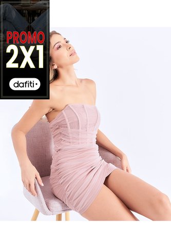 Vestido Corto Para Mujer Straple Derek Derek