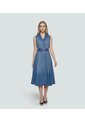 Vestido Para Mujer Azul Medio_Claro Derek de Derek