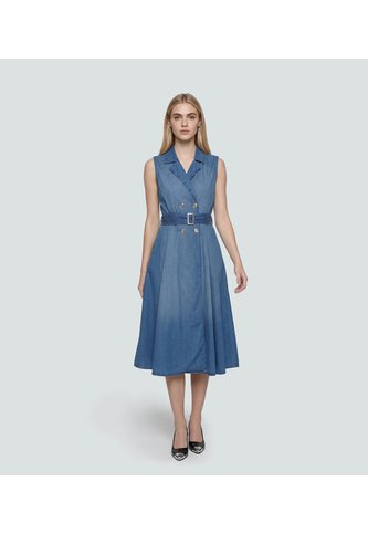 Vestido Para Mujer Azul Medio_Claro Derek Derek