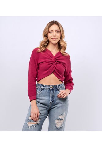 Buzo Para Mujer Tejido Entrelazado Unicolor Selena Derek Derek