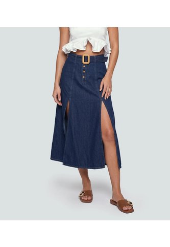 Falda Para Mujer Azul Oscuro Derek Derek