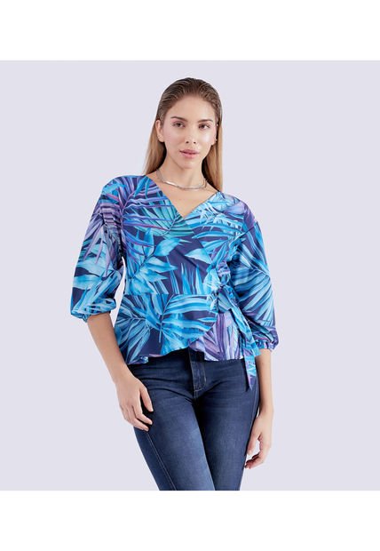 Blusa Estampada Para Mujer Derek