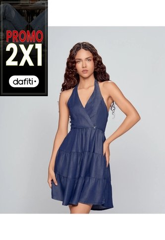 Vestido Para Mujer Azul Oscuro Derek Derek