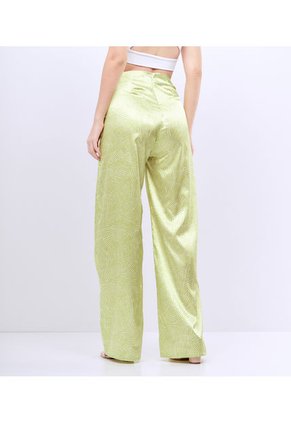 Pantalón Para Mujer Estampado En Satín Derek