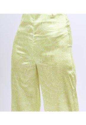 Pantalón Para Mujer Estampado En Satín Derek