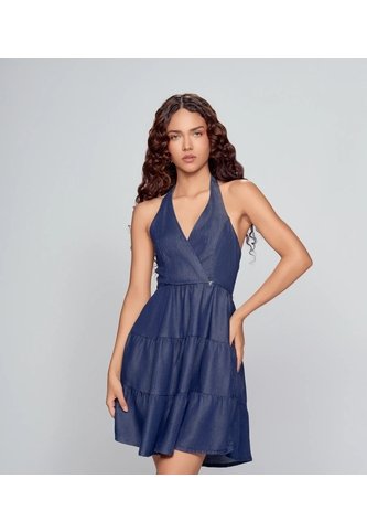 Vestido Para Mujer Azul Oscuro Derek Derek