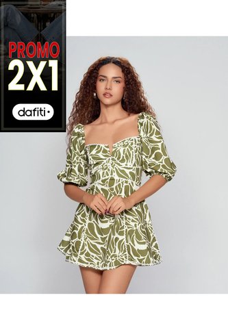 Vestido Estampado Para Mujer Derek Derek