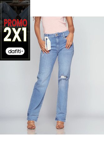 Jean Confort Bota Recta Para Mujer  Derek Derek