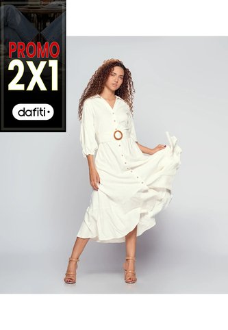 Vestido Largo Con Gola  Para Mujer Derek Derek