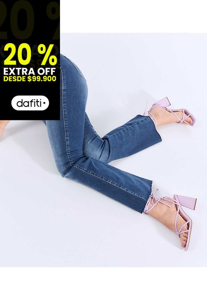 Jean Para Mujer Bota Recta Derek
