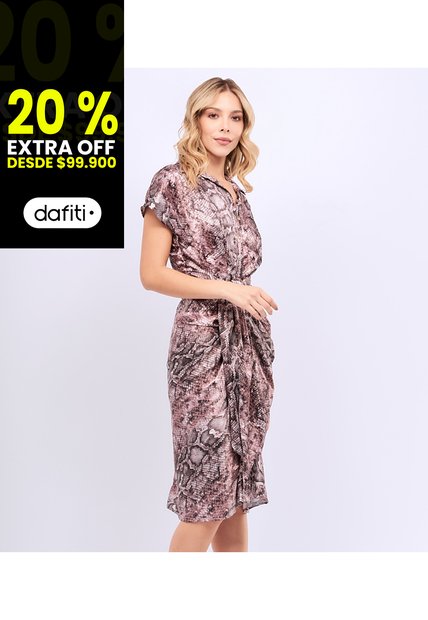 Vestido Para Mujer Manga Corta Derek