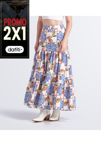 Falda Para Mujer Estampada Derek Derek