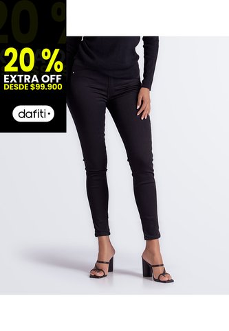 Jeans Skinny Con Corte En Pretina Derek  Derek