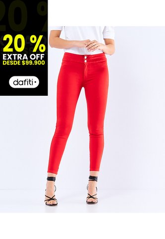 Jeans Rojo Derek 820894 Derek