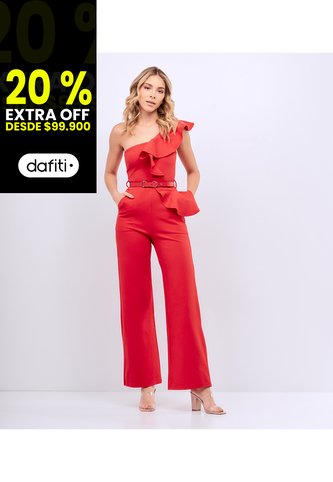 Enterizo Para Mujer Largo Unicolor Derek Derek