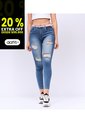 Jean Skinny Para Mujer Tiro Alto Derek de Derek