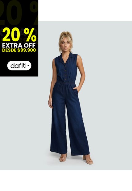 Enterizo Para Mujer Azul Medio_Oscuro Derek