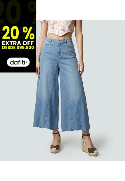 Jean Para Mujer Wide Leg Derek