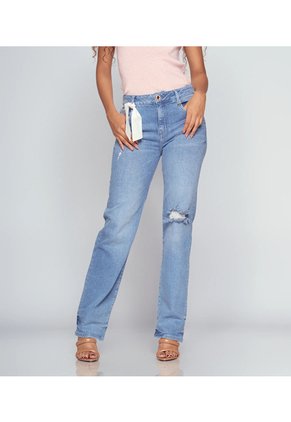 Jean Confort Bota Recta Para Mujer Derek