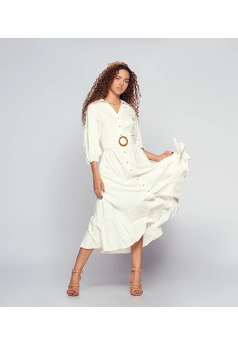 Vestido Largo Con Gola  Para Mujer Derek Derek