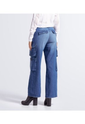 Jean Para Mujer Tipo Cargo Con Cremalleras Barcelona Avril Derek