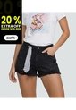 Short Para Mujer Negro Derek de Derek