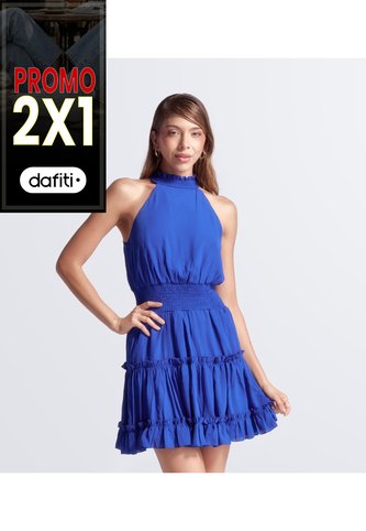 Vestido Para Mujer Corto Manga Sisa Derek Derek