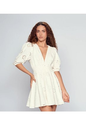 Vestido En Ojalillo Para Mujer Derek