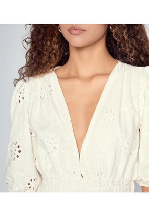 Vestido En Ojalillo Para Mujer Derek