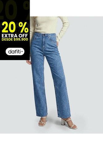 Jean Para Mujer Straight Derek Lovely Derek