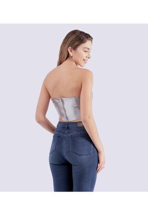 Blusa Tipo Corset  Para Mujer  Derek