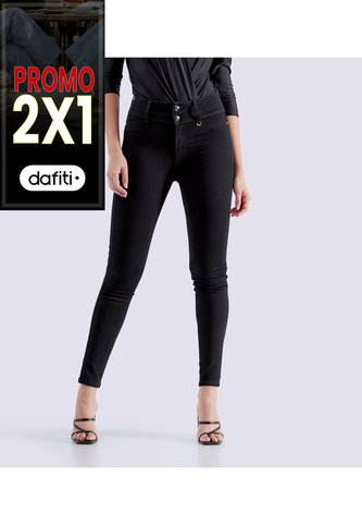 Jean Para Mujer  Bota Skinny Sin Bolsillos Derek Derek
