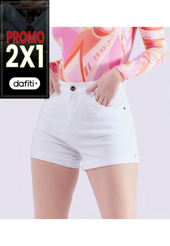 Short Para Mujer En Indigo Unicolor Karime Derek Derek