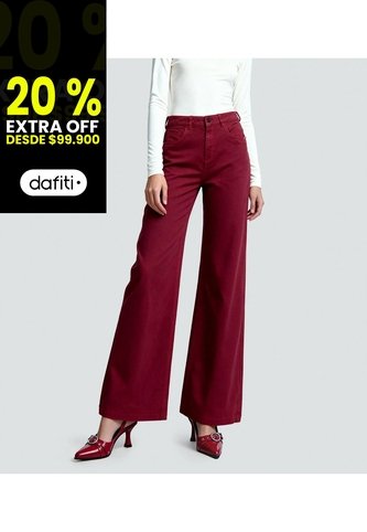 Jean Para Mujer Wide Leg Derek Lovely Derek