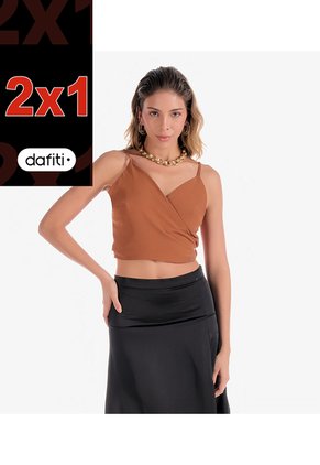 Blusa Para Mujer Con Escote Cruzado Derek
