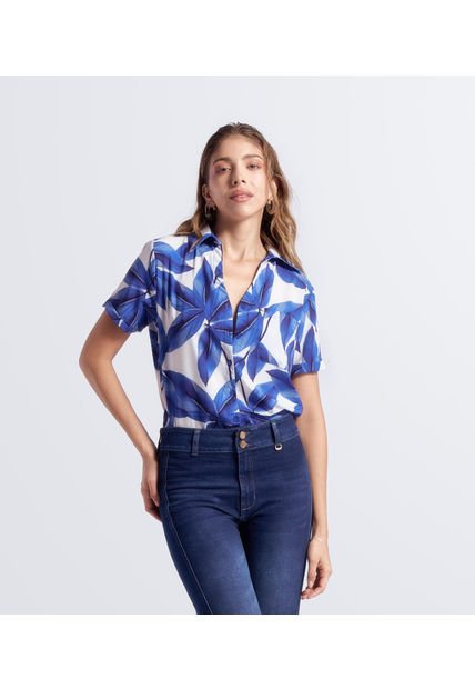 Blusa Camisera Para Mujer Gabriela Manga Corta Derek