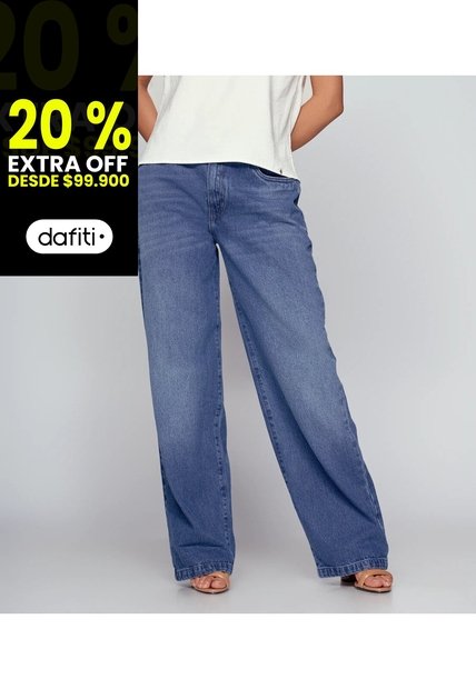 Jean Para Mujer Wide Leg Derek