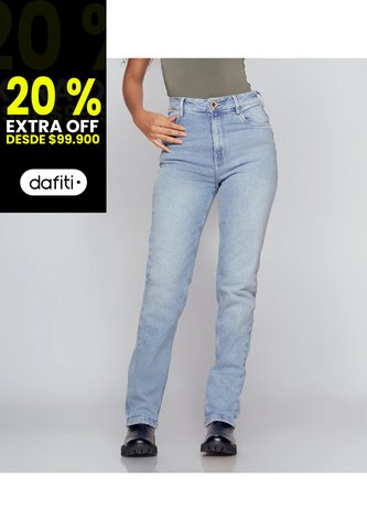 Jean Para Mujer Straight Derek Lovely Derek