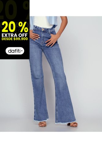 Jean Para Mujer Flare Derek Lovely Derek