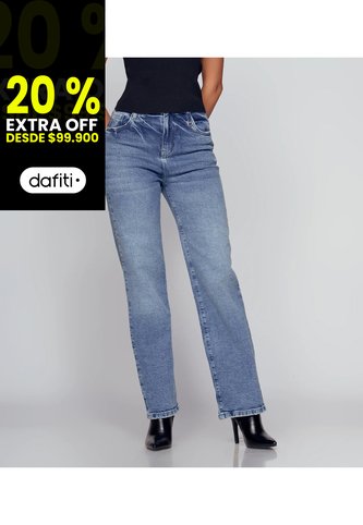 Jean Para Mujer Straight Derek Derek