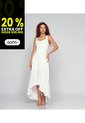 Vestido Para Mujer Con Cortes Unicolor Ariadne Derek de Derek